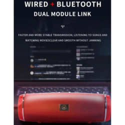 200 W-os hordozható Bluetooth hangszóró IPX7 vízálló kültéri HIFI oszlophangszóró mélynyomó sztereó hangszóró FM rádió TF Boom B