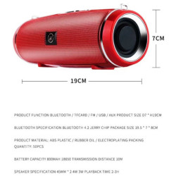 200 W-os hordozható Bluetooth hangszóró IPX7 vízálló kültéri HIFI oszlophangszóró mélynyomó sztereó hangszóró FM rádió TF Boom B