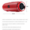 200 W-os hordozható Bluetooth hangszóró IPX7 vízálló kültéri HIFI oszlophangszóró mélynyomó sztereó hangszóró FM rádió TF Boom B