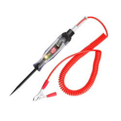 Autó teherautó feszültség áramkör tesztelő Auto 6V 24V Eszközök Autó diagnosztikai szonda Teszt Pen Light Izzó elektromos mérőto