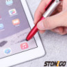 STONEGO Multifunkciós 4 az 1-ben Összecsukható Golyóstoll Stylus (Zseblámpa + Támogatás) Tablet Mobilhoz