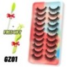 GROINNEYA 5/10 Pairs 3D Faux Mink Lashes Bolyhos Puha Folyos Természetes hosszú Műszempillák Göndör szempillák nagykereskedelmi 