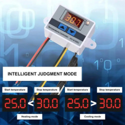 STONEGO W3001 digitális hőmérséklet-szabályozó mikrokomputer termosztát kapcsoló hőmérő új hőmérséklet-szabályozó 12/24/220V