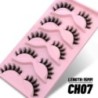 GROINNEYA 5/10 Pairs 3D Faux Mink Lashes Bolyhos Puha Full Thick Wispy Természetes hosszú műszempillák Göndör szempillák nagyker