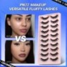 GROINNEYA 5/10 Pairs 3D Faux Mink Lashes Bolyhos Puha Full Thick Wispy Természetes hosszú műszempillák Göndör szempillák nagyker