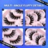 GROINNEYA 5/10 Pairs 3D Faux Mink Lashes Bolyhos Puha Full Thick Wispy Természetes hosszú műszempillák Göndör szempillák nagyker