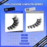 GROINNEYA 5/10 Pairs 3D Faux Mink Lashes Bolyhos Puha Full Thick Wispy Természetes hosszú műszempillák Göndör szempillák nagyker