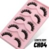 GROINNEYA 5/10 Pairs 3D Faux Mink Lashes Bolyhos Puha Full Thick Wispy Természetes hosszú műszempillák Göndör szempillák nagyker