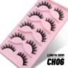 GROINNEYA 5/10 Pairs 3D Faux Mink Lashes Bolyhos Puha Full Thick Wispy Természetes hosszú műszempillák Göndör szempillák nagyker