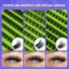 GROINNEYA Cluster Lashes Természetes szempilla hosszabbító Volumen Individual Lashes Mixed Tray Faux Mink Lashes Cilias Smink