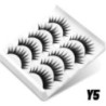 GROINNEYA Cat Eye Lashes Faux Mink szempillák Szárnyas végű Szem Megnyújtott Szempilla Műszempillák Puha Természetes, hosszú, te