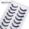 Új 10 pár 3D Faux Mink Lashes Bolyhos Puha Wispy Természetes hosszú műszempillák Göndör szempillák nagykereskedés Újrahasználhat