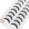 Új 10 pár 3D Faux Mink Lashes Bolyhos Puha Wispy Természetes hosszú műszempillák Göndör szempillák nagykereskedés Újrahasználhat