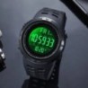 SKMEI Fashion kültéri sportóra férfi többfunkciós órák ébresztőóra Chrono 5Bar vízálló digitális óra reloj hombre 1251