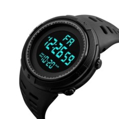 UTHAI C26 Férfi digitális elektronikus óra Sports Glow 49 mm-es, nagy számlappal tanulói szabadtéri kalandórák, többfunkciós órá