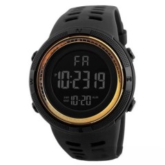 UTHAI C26 Férfi digitális elektronikus óra Sports Glow 49 mm-es, nagy számlappal tanulói szabadtéri kalandórák, többfunkciós órá