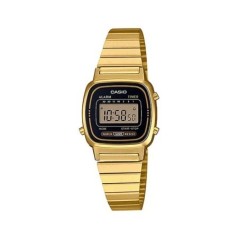 Casio Retro digitális férfi karóra üzleti kis ezüst arany óra sorozat kis négyzet alakú óra többfunkciós dátum stopper