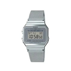 Casio Retro digitális férfi karóra üzleti kis ezüst arany óra sorozat kis négyzet alakú óra többfunkciós dátum stopper