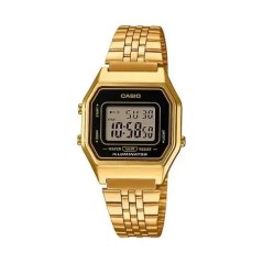 Casio Retro digitális férfi karóra üzleti kis ezüst arany óra sorozat kis négyzet alakú óra többfunkciós dátum stopper