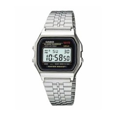 Casio Retro digitális férfi karóra üzleti kis ezüst arany óra sorozat kis négyzet alakú óra többfunkciós dátum stopper