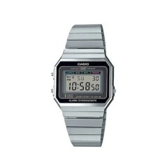 Casio Retro digitális férfi karóra üzleti kis ezüst arany óra sorozat kis négyzet alakú óra többfunkciós dátum stopper