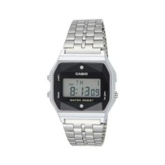 Casio Retro digitális férfi karóra üzleti kis ezüst arany óra sorozat kis négyzet alakú óra többfunkciós dátum stopper