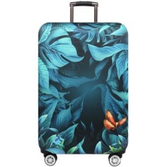 Travel Around The Word Suitcase Protective Covers Thick Elastic Luggage Cover Protector For 18"-32" Baggage Travel Bag Case 262