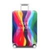 Travel Around The Word Suitcase Protective Covers Thick Elastic Luggage Cover Protector For 18"-32" Baggage Travel Bag Case 262