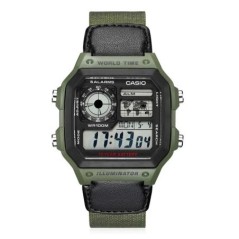 Casio AE-1300WH AE-1200WH kis blokkos digitális kijelzős elektromos óra férfi vízálló aktivizmus óra többfunkciós stopper