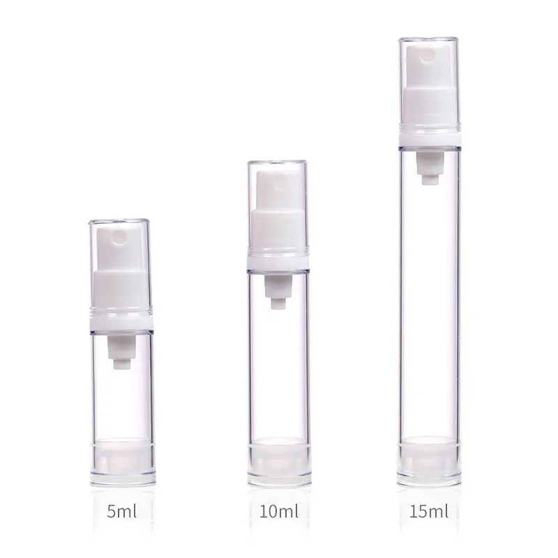 5 ml-es 10 ml-es 15 ml-es Travel Sub-Bottling AS vákuum spray-krém szemkörnyékápoló krém utántöltő palack üres hordozható, leveg