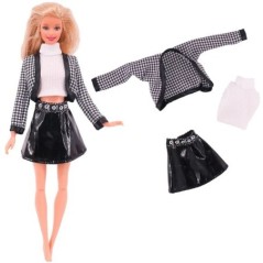 Barbie baba ruhák baba ruha divatos ruhák ing alkalmi viselet szoknya Barbie-hoz és 1/6 BJD Blythe baba ruhák baba kiegészítők