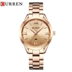 CURREN Arany karóra Női karórák Női 9007 Acél női karkötő órák Női óra Relogio Feminino Montre Femme