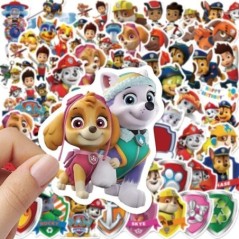 50db Mancs őrjárat  Paw Patrol Kids Klasszikus játék matricák Rajzfilm ajándék fiúknak lányoknak