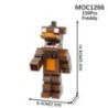 MOOXI Horror Game Set MOC Bricks Filmjelenetek Medve Akciófigurák Építőkövek Gyerekeknek Oktatójátékok Gyermekeknek Születésnapi