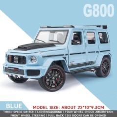 1:24 Mercedes Benz BRABUS G800 High Simulation Diecast Fémötvözet Modell autó Hang Fény Visszahúzás Gyűjtemény Játék ajándék