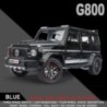 1:24 Mercedes Benz BRABUS G800 High Simulation Diecast Fémötvözet Modell autó Hang Fény Visszahúzás Gyűjtemény Játék ajándék