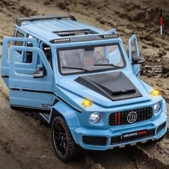 1:24 Mercedes Benz BRABUS G800 High Simulation Diecast Fémötvözet Modell autó Hang Fény Visszahúzható Gyűjtemény Gyerekjáték Ajá