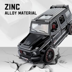 1:24 Mercedes Benz BRABUS G800 High Simulation Diecast Fémötvözet Modell autó Hang Fény Visszahúzható Gyűjtemény Gyerekjáték Ajá