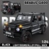 1:24 Mercedes Benz BRABUS G800 High Simulation Diecast Fémötvözet Modell autó Hang Fény Visszahúzható Gyűjtemény Gyerekjáték Ajá