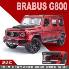 1:24 Mercedes Benz BRABUS G800 High Simulation Diecast Fémötvözet Modell autó Hang Fény Visszahúzható Gyűjtemény Gyerekjáték Ajá