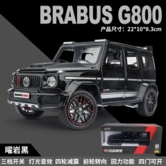 1:24 Mercedes Benz BRABUS G800 High Simulation Diecast Fémötvözet Modell autó Hang Fény Visszahúzható Gyűjtemény Gyerekjáték Ajá