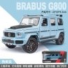 1:24 Mercedes Benz BRABUS G800 High Simulation Diecast Fémötvözet Modell autó Hang Fény Visszahúzható Gyűjtemény Gyerekjáték Ajá