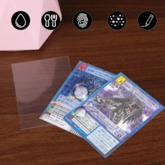 100db átlátszó Pokemon kártya ujjak védő játék játékok VMAX Yugioh Pokémon kártyák toktartó mappa gyerekeknek játék ajándék