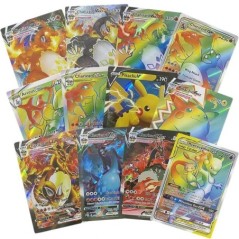 6/12db Pokemon kártya GX VMax túlméretezett kártya Charizard Pikachu Ritka Gyűjtemény Battle Trainer Fiúk Karácsonyi ajándékok