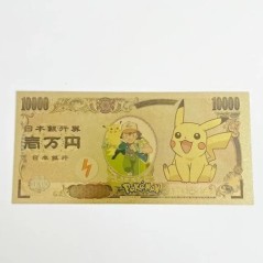 Pokemon Pikachu Classic Series Ritka Arany Bankjegy Ezüst Bankjegy Gyerekek Japán gyűjthető gyűjthető érme játékok