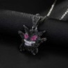 Pokemon Anime Gengar figurák Vicces szerencsés varázslatok nyaklánc medál rajzfilm babák ékszerek lányok játék modell kiegészítő