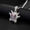 Pokemon Anime Gengar figurák Vicces szerencsés varázslatok nyaklánc medál rajzfilm babák ékszerek lányok játék modell kiegészítő