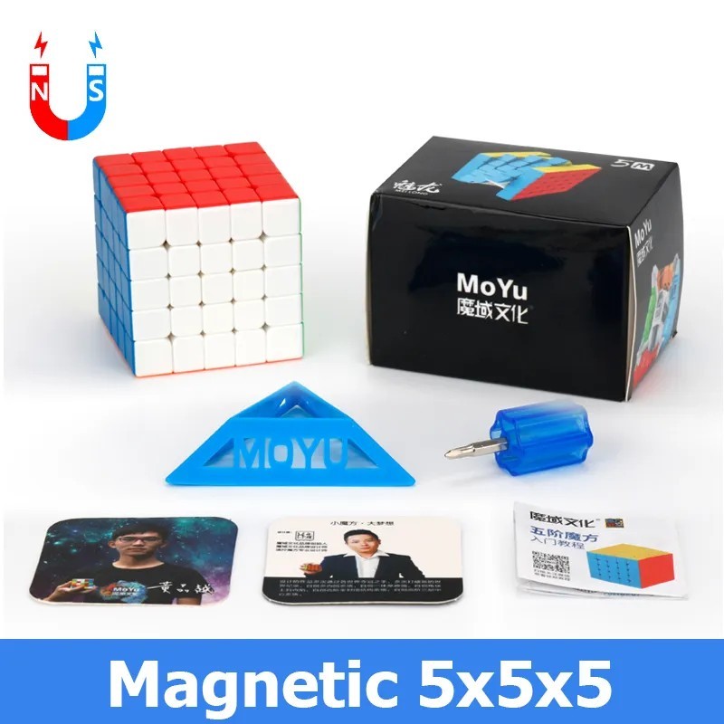 MoYu Meilong 5M 5x5x5 Mágneses Varázskocka Professzionális 5x5 Sebességű Puzzle Gyermek Fidget Toy 5x5 Mágnes Magico Cubo Ajándé