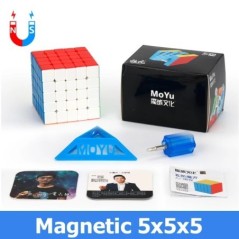 MoYu Meilong 5M 5x5x5 Mágneses Varázskocka Professzionális 5x5 Sebességű Puzzle Gyermek Fidget Toy 5x5 Mágnes Magico Cubo Ajándé