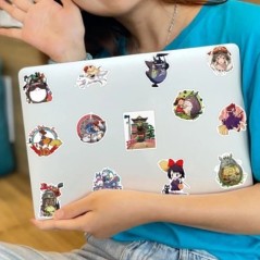 10/25/50/100 db Ghibli Hayao Miyazaki matricák Rajzfilm Graffiti matricák Sisak Gördeszka Laptop Motoros matrica Játékok Dekor